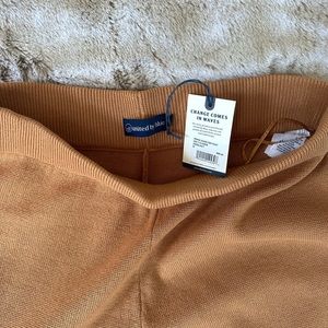 Wide leg sweater pants. Caramel. Very high quality from a sustainable company.